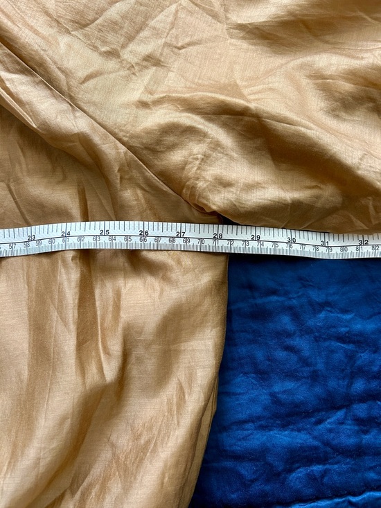 Gold-tone Blouse Top Banana Republic Balloon Sleeves - Picture 5 of 11